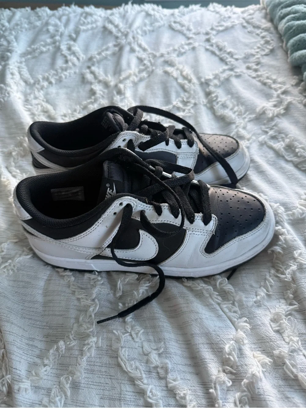 Nike Dunk Low Kids Black Platinum Sneakers